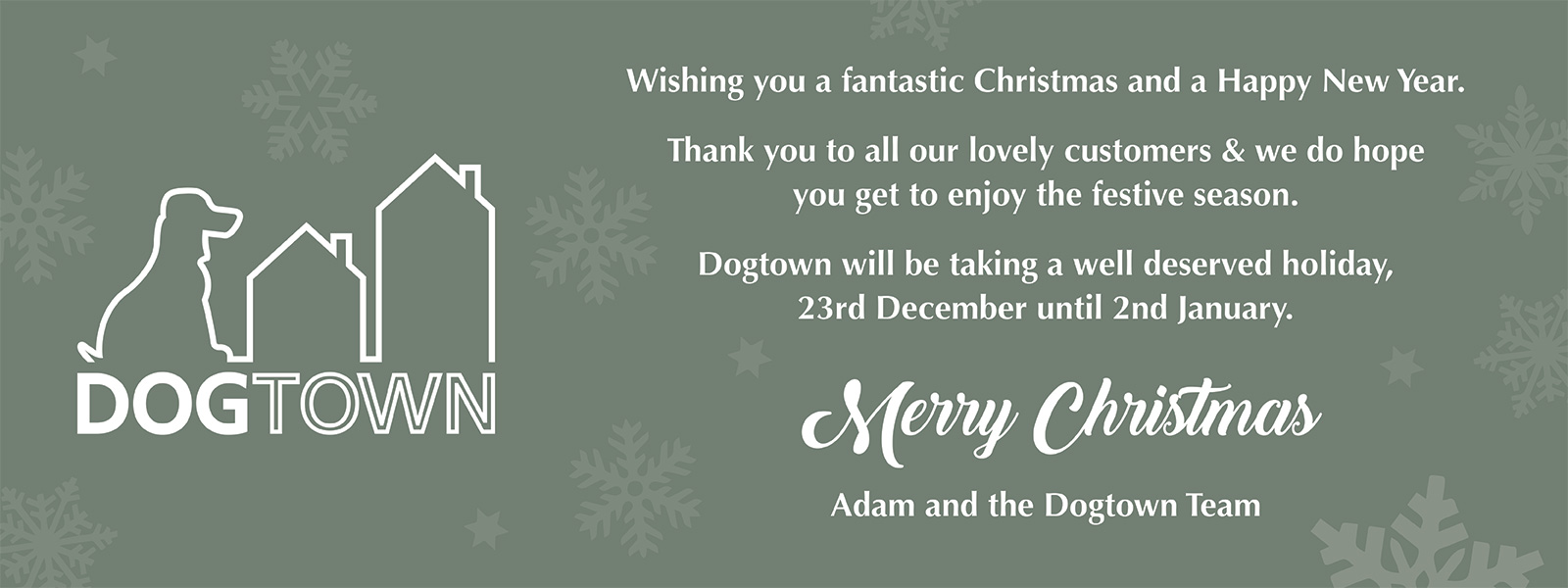 Merry Christmas From Dogtown Image